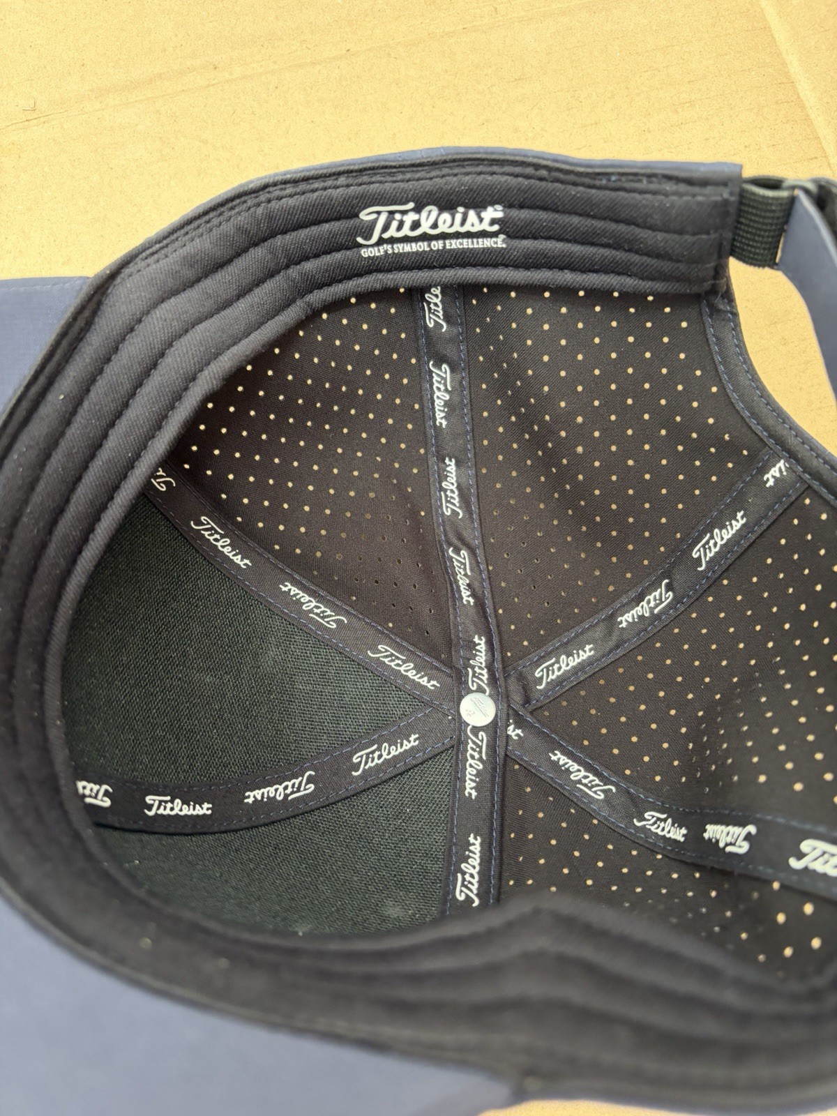 Titleist Men Players Tech Adjustable Golf Hat Cap NAVY TH24APT-41