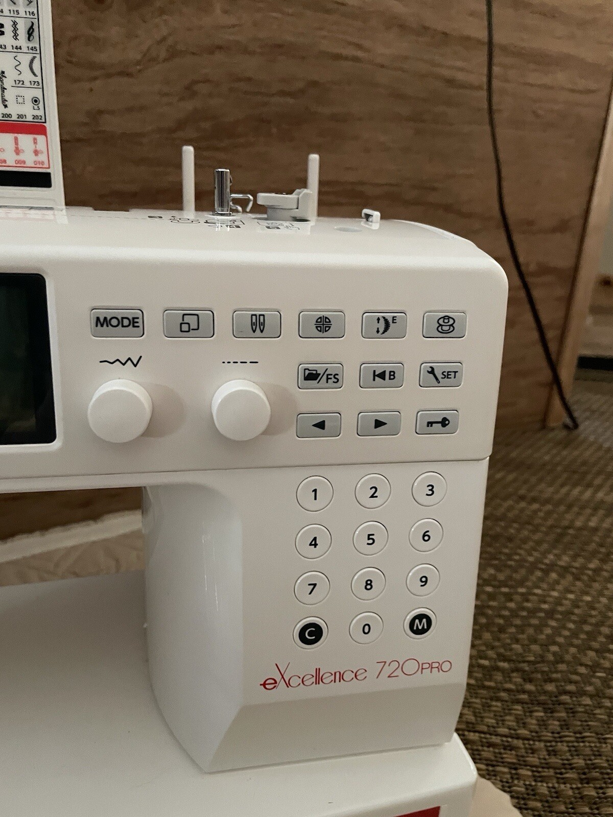 Elena eXcellence 720 Pro Computerized Sewing Machine