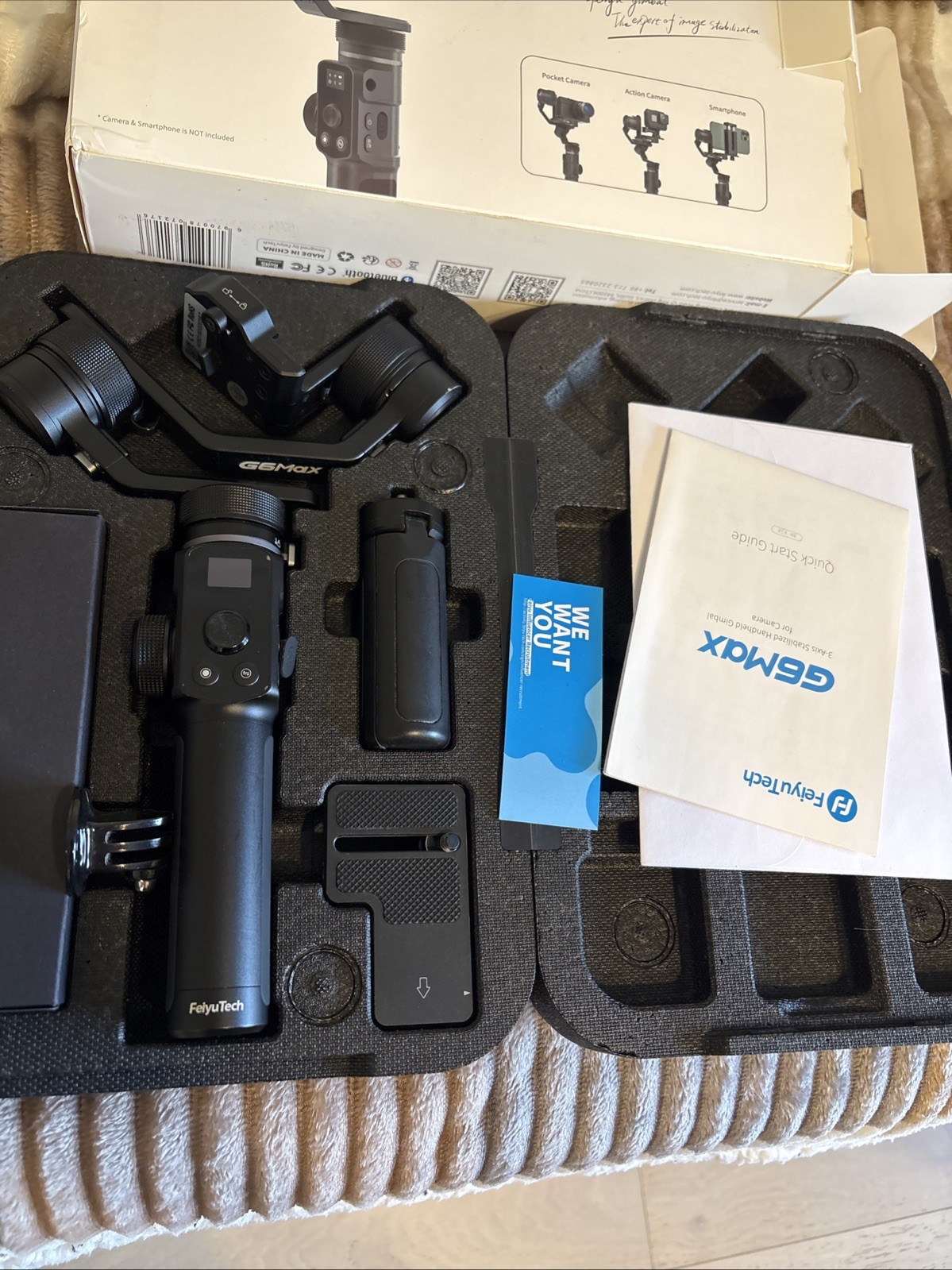 FeiyuTech G6Max 3-Axis Stabilized Handheld Camera Gimbal