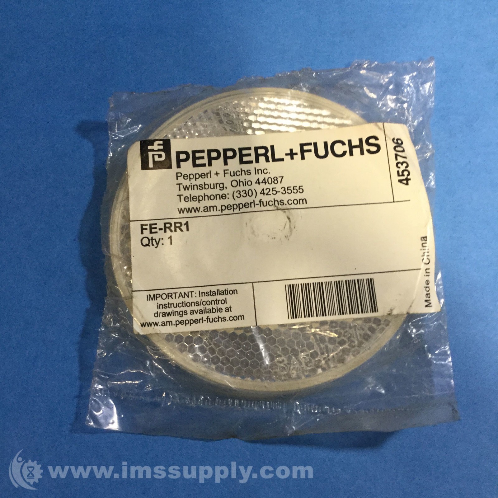 Pepperl & Fuchs FE-RR1 Circular Reflector FNFP