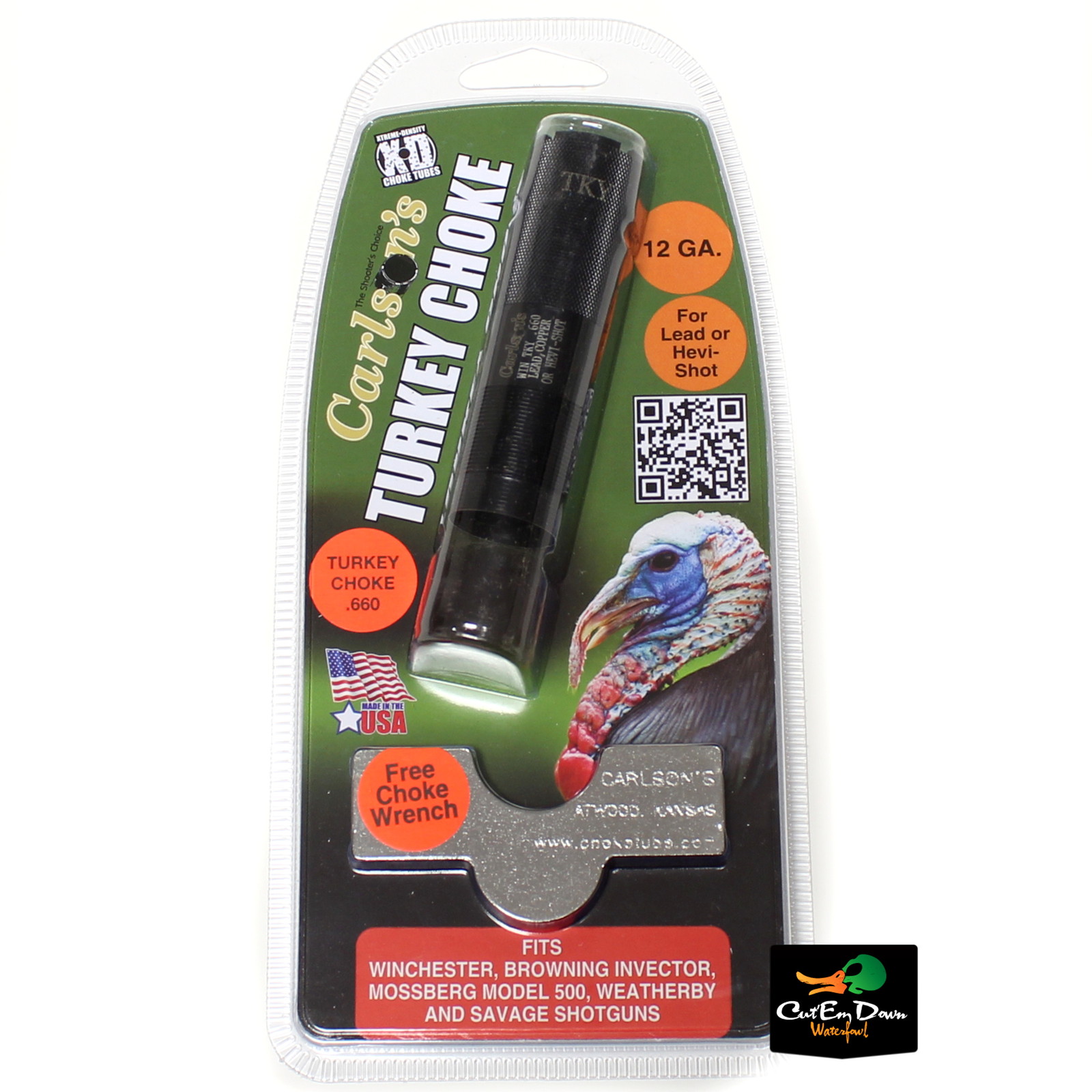 CARLSON'S WINCHESTER EXTENDED CHOKE TUBE TURKEY .660 12GA FREE WRENCH
