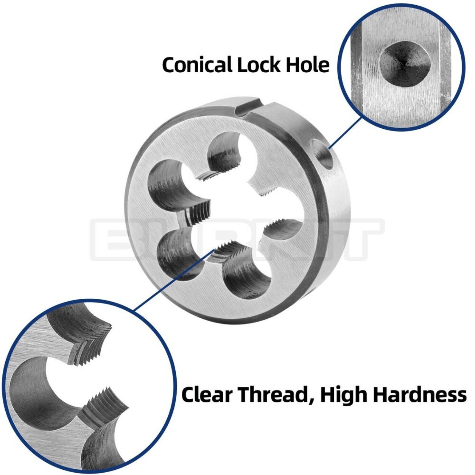 M16 X 2 Thread Die Right Hand, M16x2.0 Metric Round Threading Die