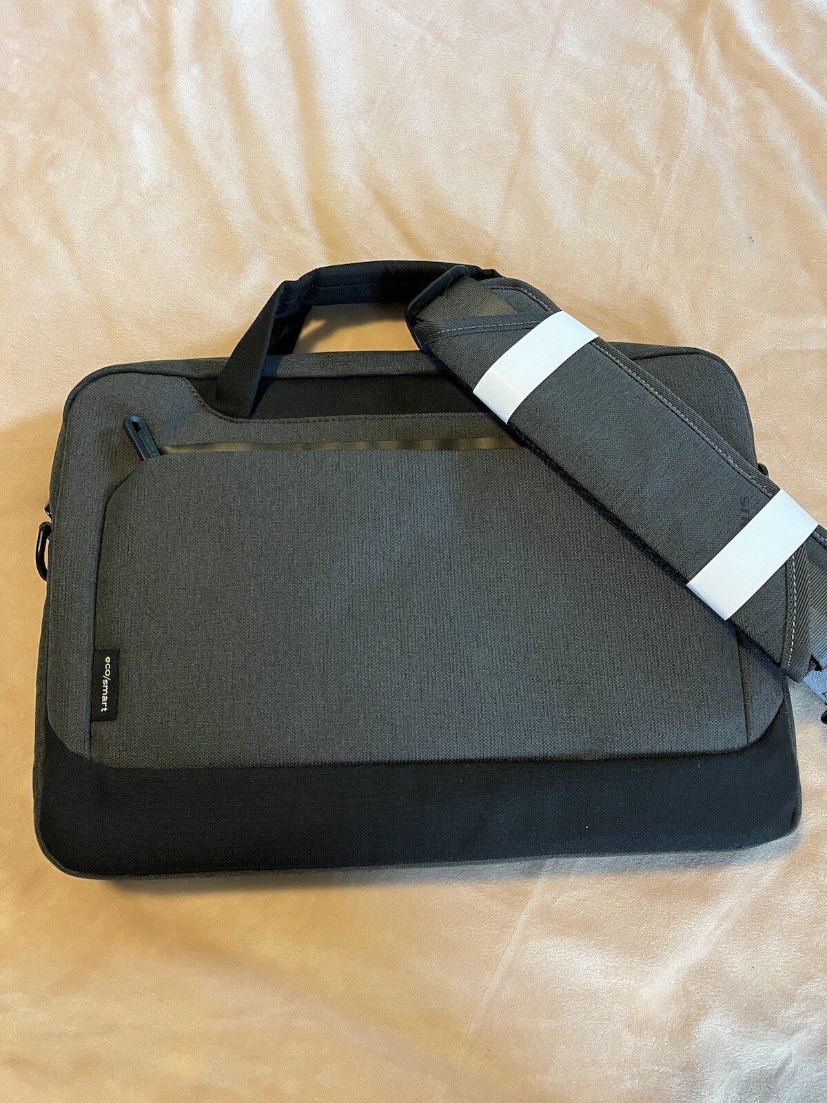 Targus EcoSmart Cypress Slim Briefcase Laptop Tablet Bag With Strap Gray