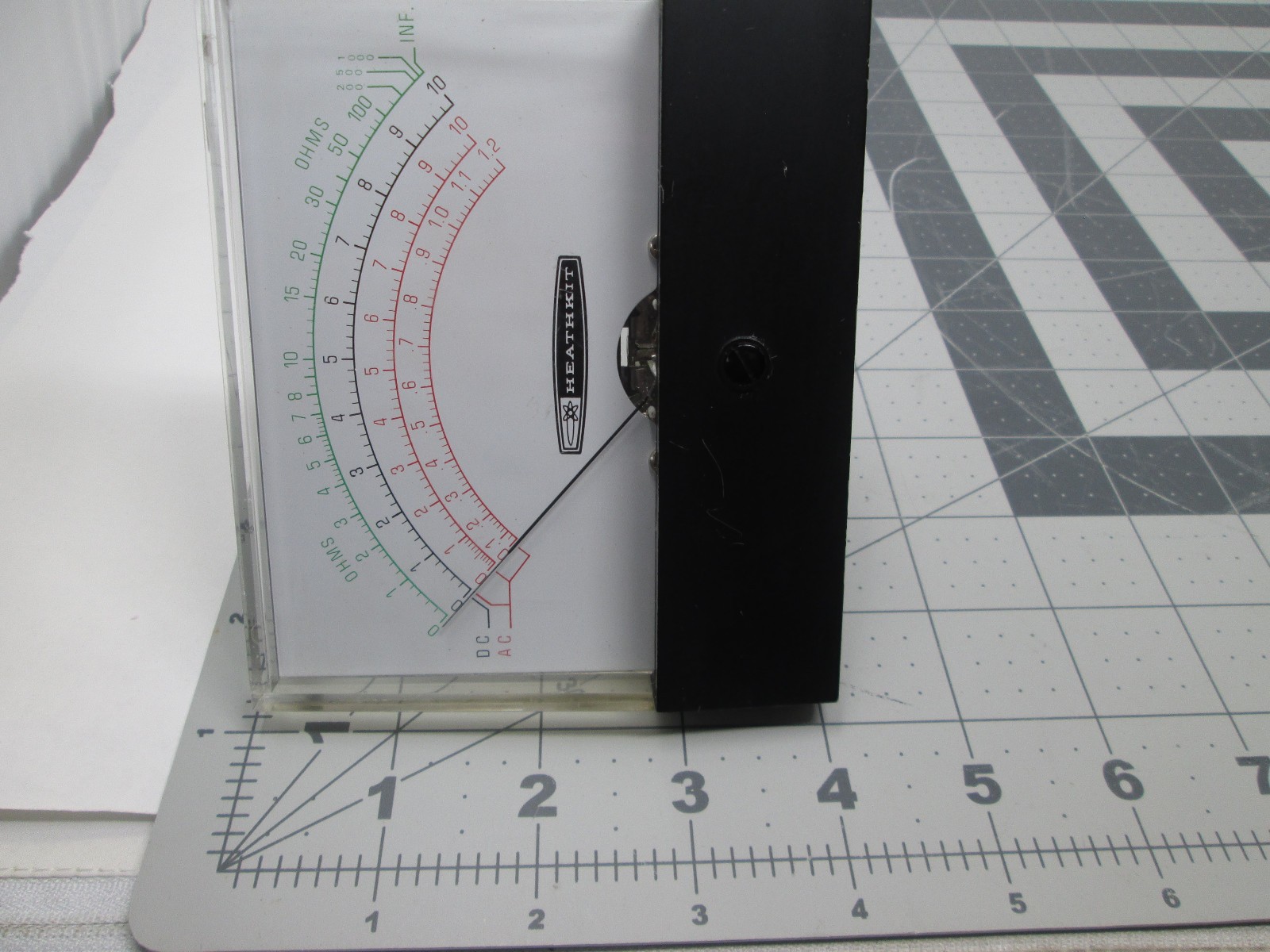 Heathkit IM-17 F.S.= 200uA REPLACEMENT Meter