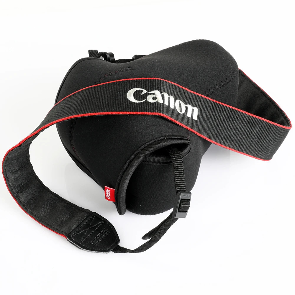 Velour Waterproof Camera Bag Neoprene Soft Case for Canon EOS 5D Mark IV III 5D4