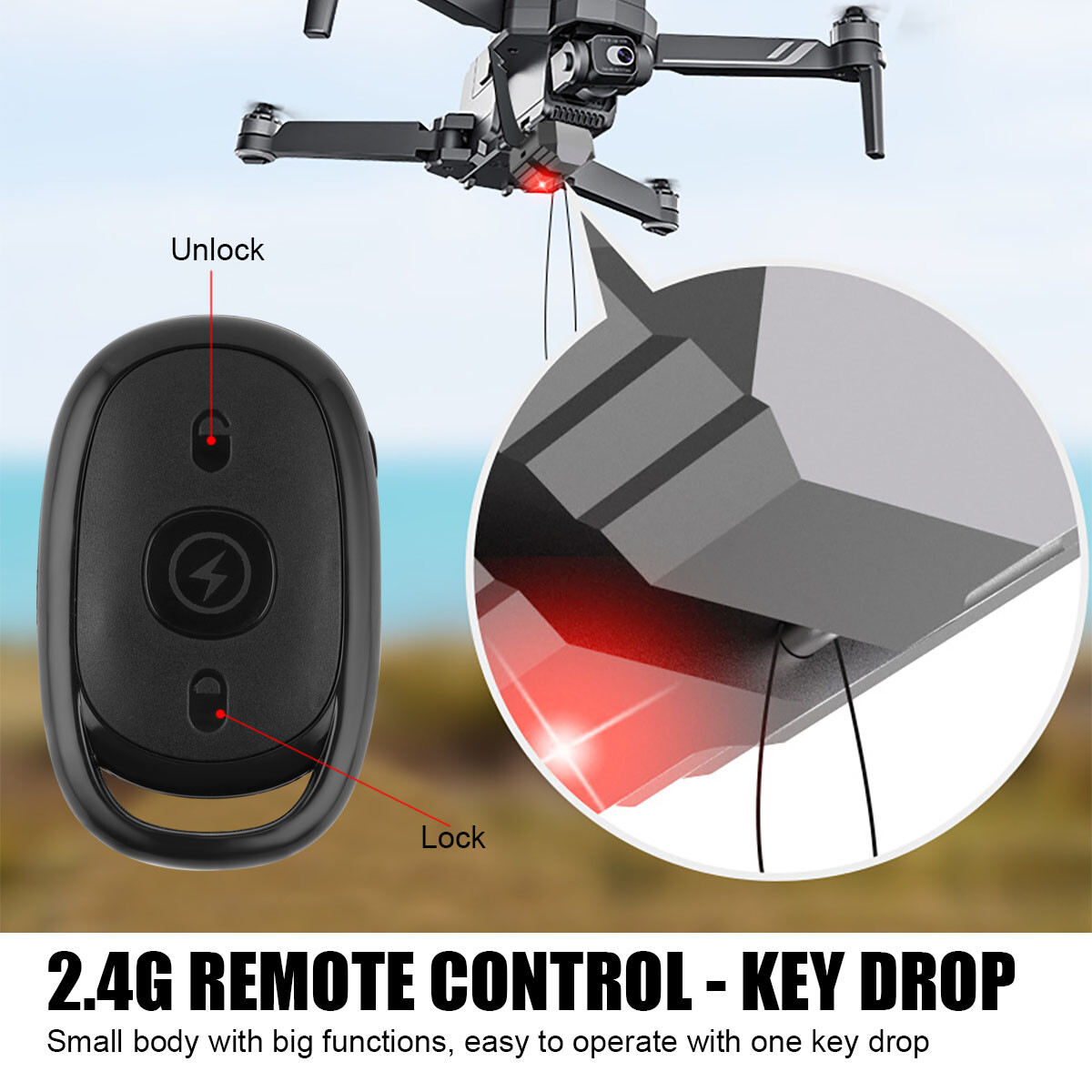 Drone Airdrop Dropper Remote Control Thrower Accessories For DJI Mini 2 SE 3 Pro