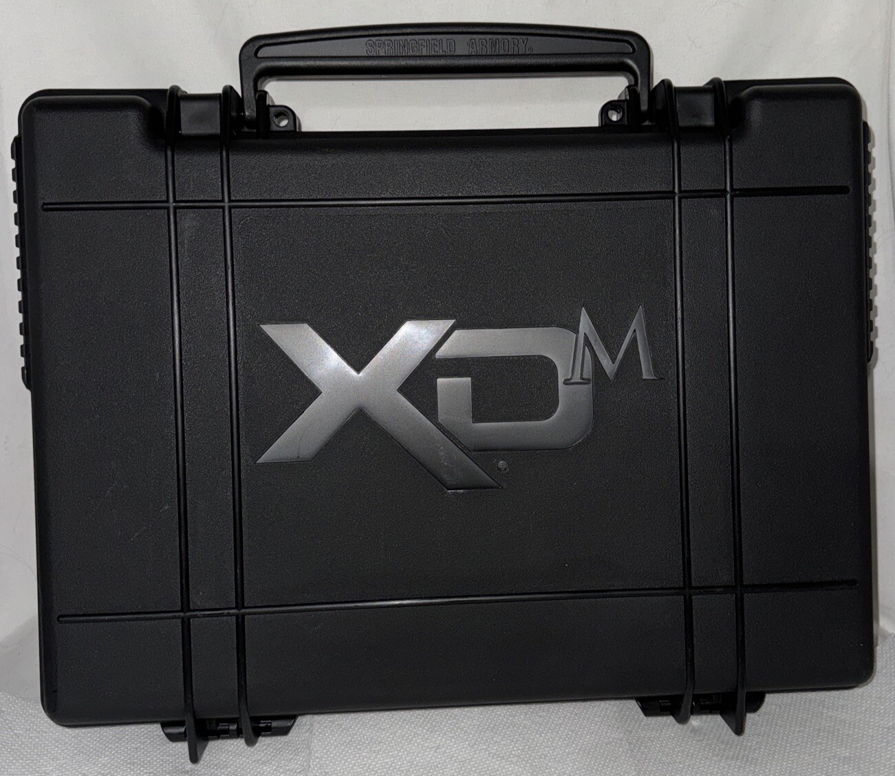 Springfield Armory XDM Pistol Case Black High Grade Plastic With Foam Inserts
