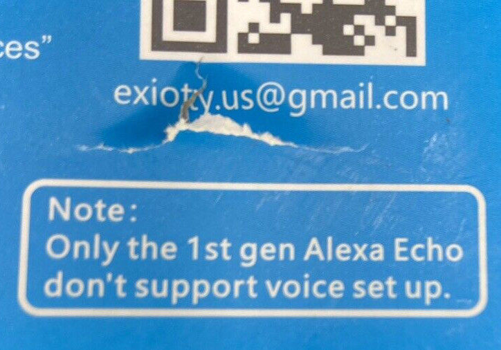 Mesh Smart Plug Works With Alexa Only (Alexa Echo) W-US002 White New Box