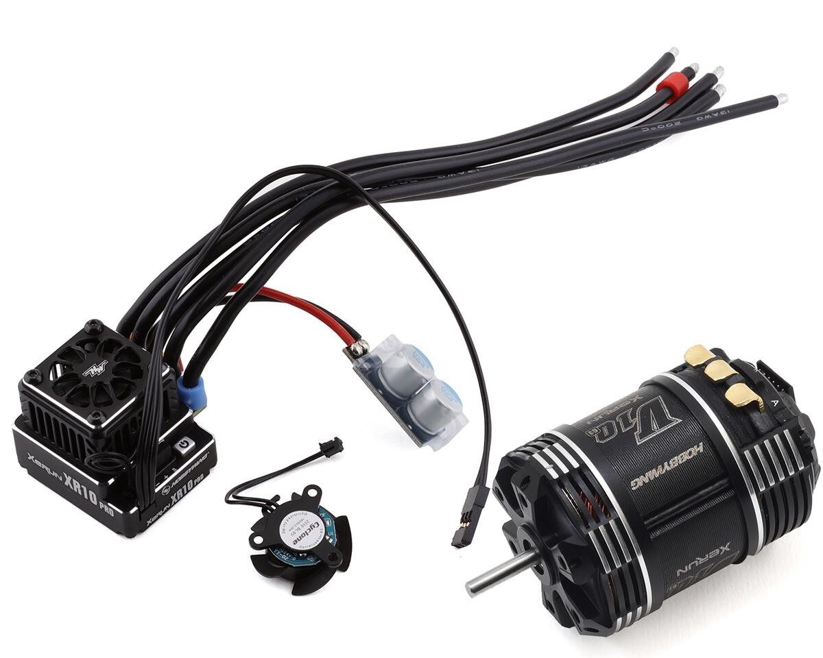 Hobbywing XR10 Pro G2S Sensored Brushless ESC/V10 G3 Motor Combo 8.5T 38020333