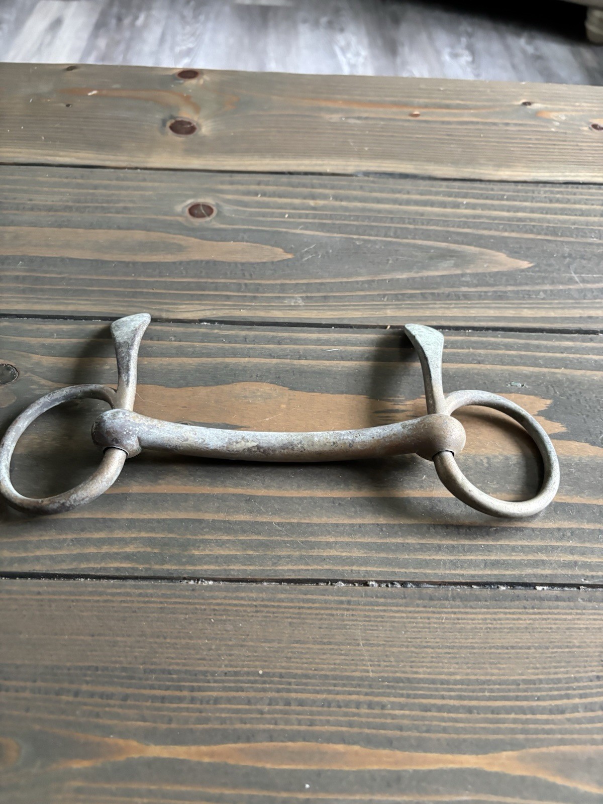 Vintage C.B. MFG CO Horse Bit 6” Western Snaffle Mouth Ring