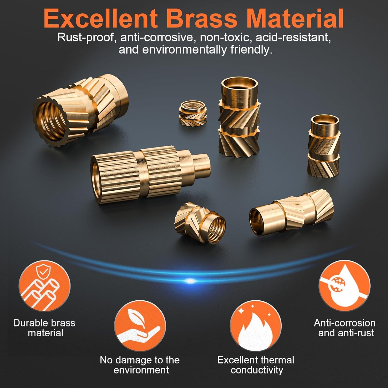 Threaded Inserts Set with Soldering Tip 440pc