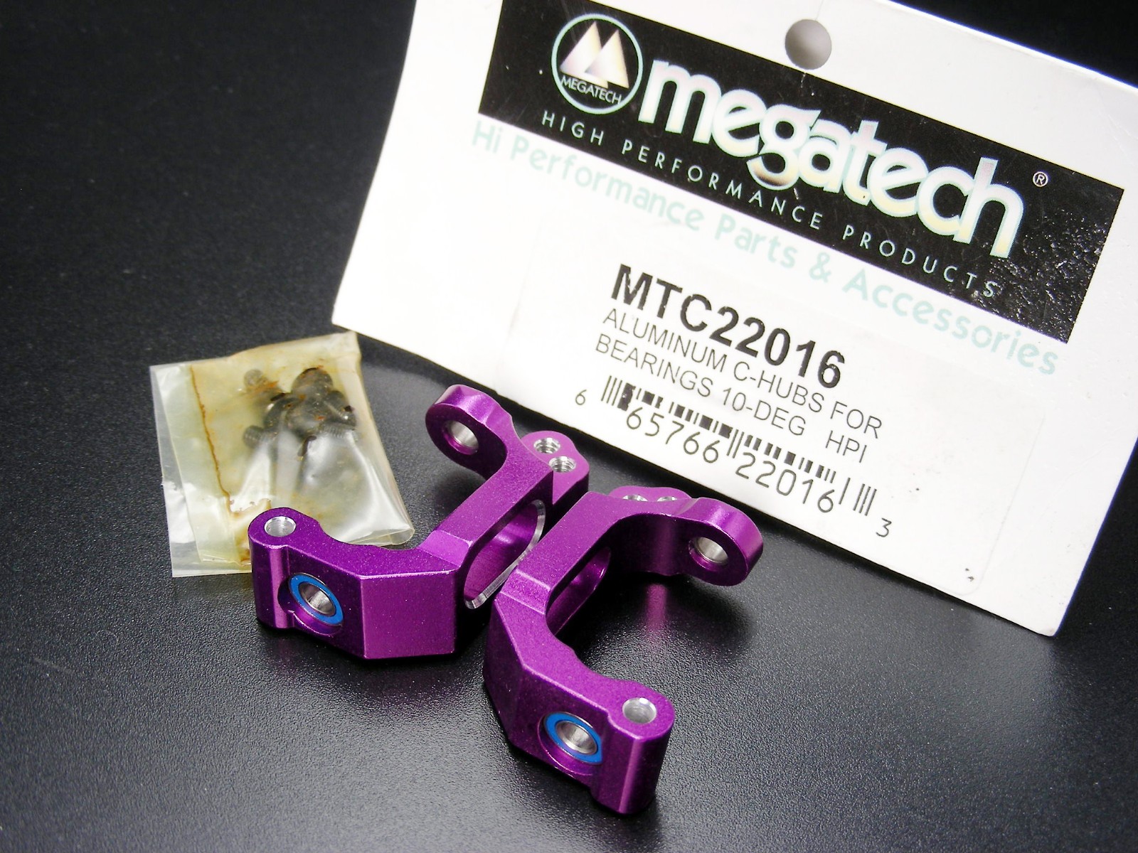 Vintage Megatech HPI Super Nitro RS4 Mini Racer RTR 1-2 C-Hubs w Ball Bearings !