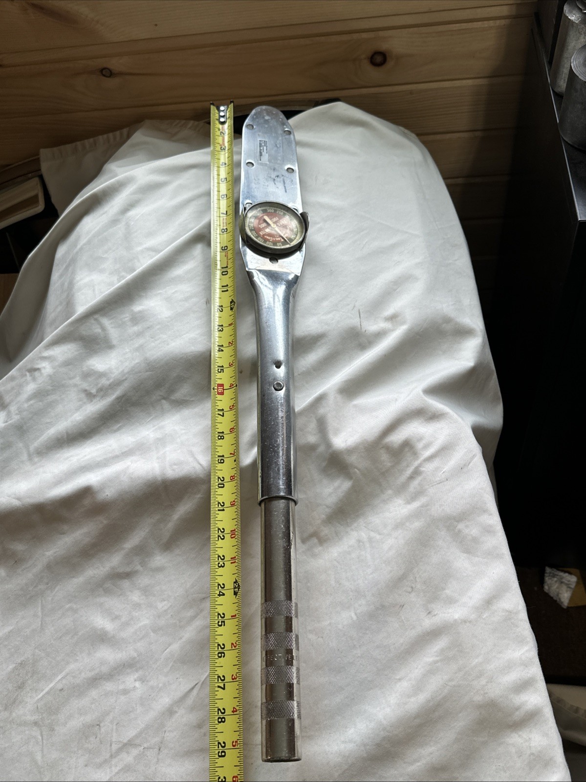 Vintage Snap-On Torqometer (TE-352) 3/4" drive 350 LBS Mechanics Industrial Tool
