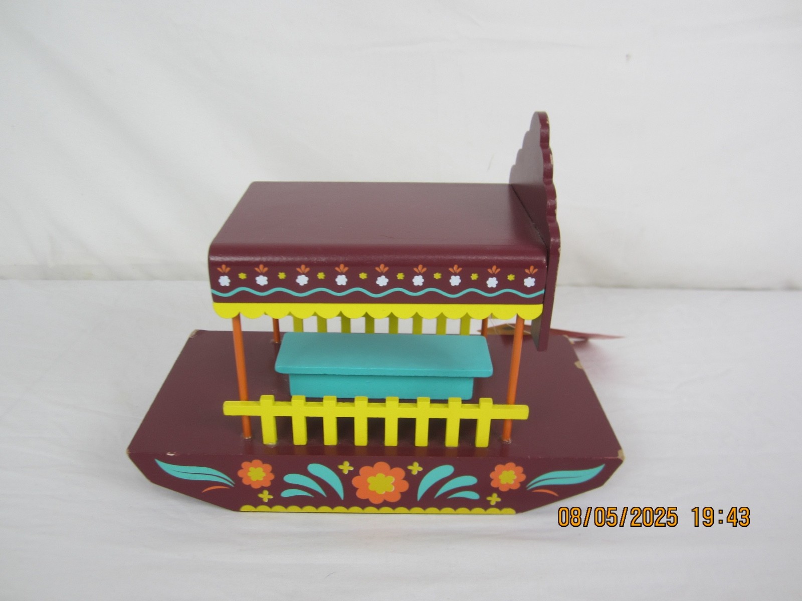 NEW Dia De Muertos Wood Trajinera Boat Luis Pinto Halloween Decor Target 2023