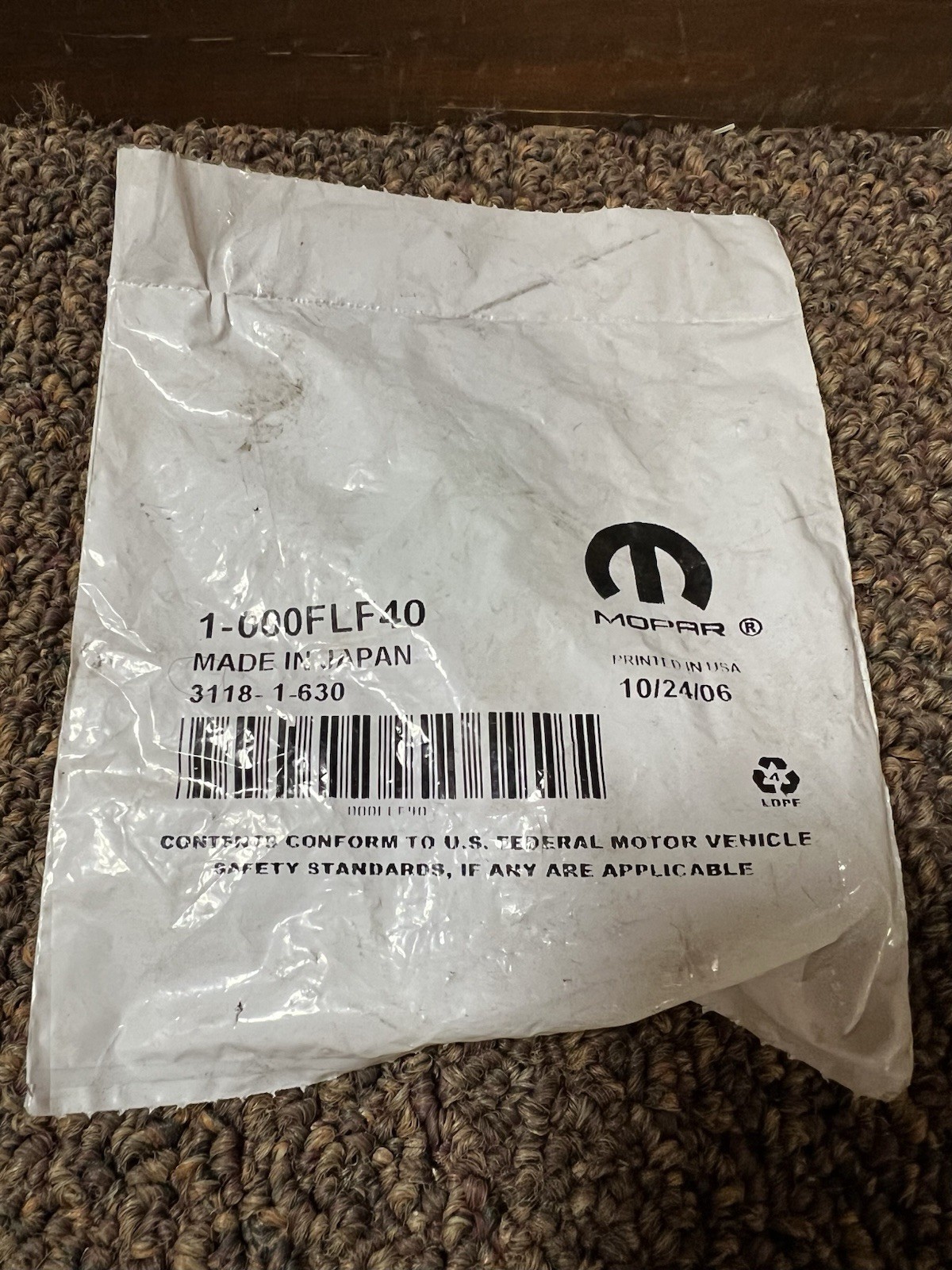 New Genuine Mopar 000FLF40 Fusible Link Cartridge