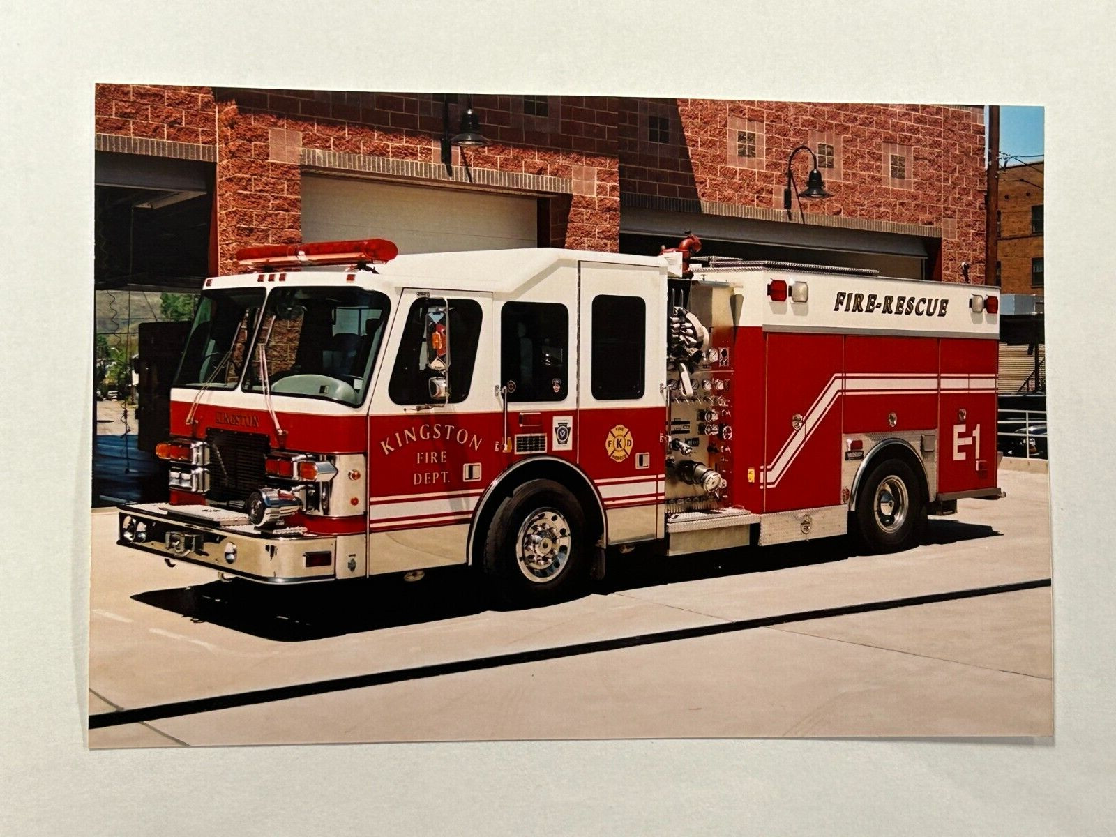 Kingston PA 1997 Simon Duplex Saulsbury pumper Fire Apparatus Photo A48