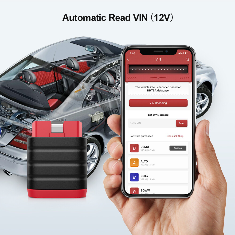 Thinkdiag mini Bluetooth All System OBD2 Scanner Car Diagnostic Tool Code Reader