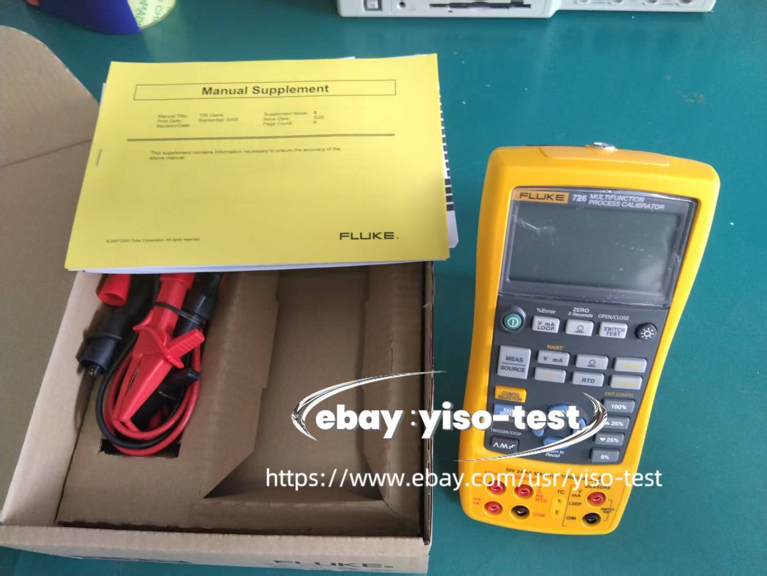 Fluke 726 Precision Multifunction Process Calibrator/ Good function #$-