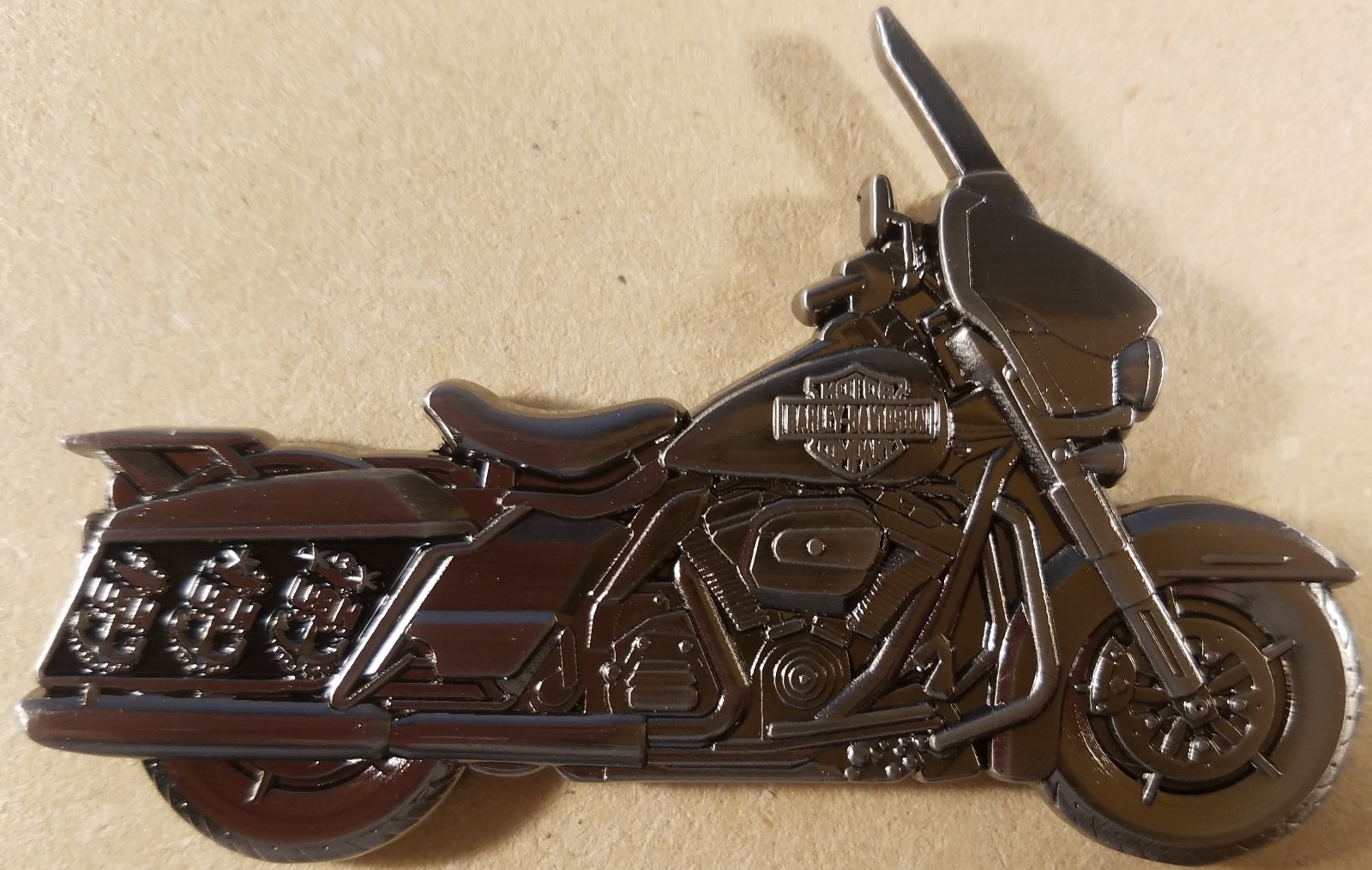 HARLEY-DAVIDSON MOTOR CYCLE NAVY CHIEF PETTY OFFICER  CHALLENGE COIN CPO MSG1 79
