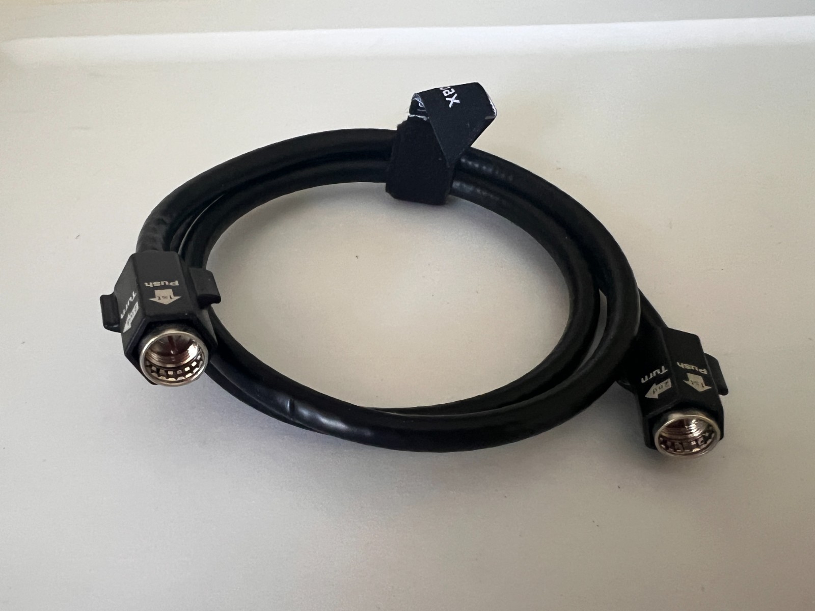 Coax Comcast Xfinity Black Cable PPC Perfect Flex 6 Series 18 AWG CATVX 3 FT