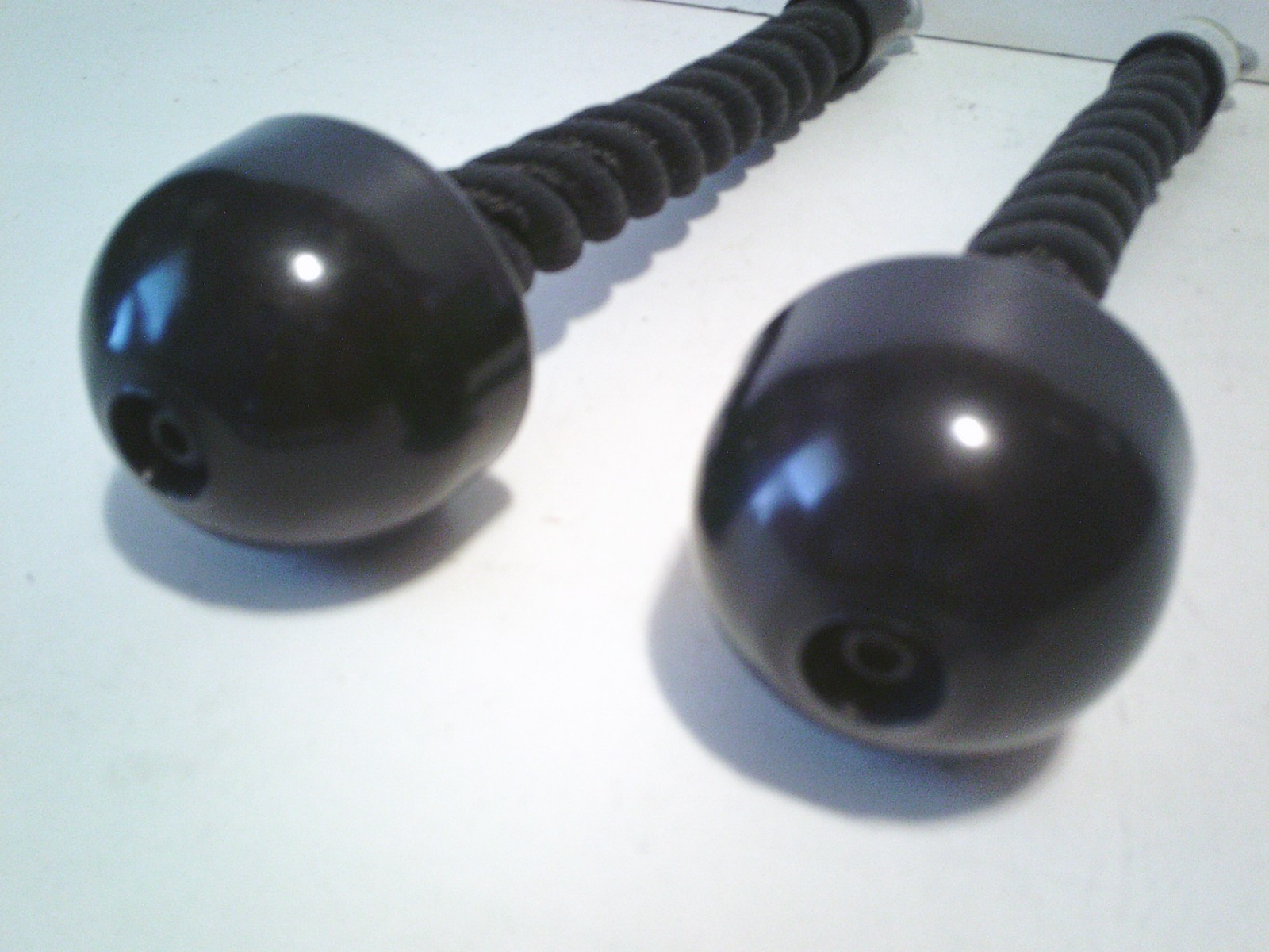 Two Clean 14" Pull Down Knob Ropes for Cable Weight Machines FREE SHIPPING