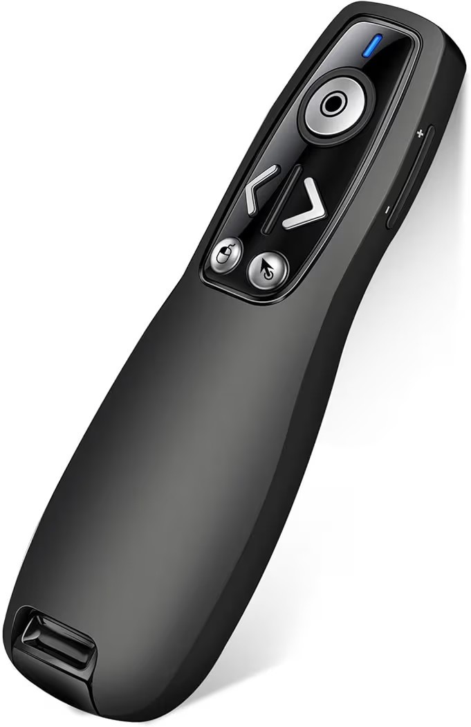 Presentation Clicker Wireless Presenter Remote PowerPoint Volume Control USB
