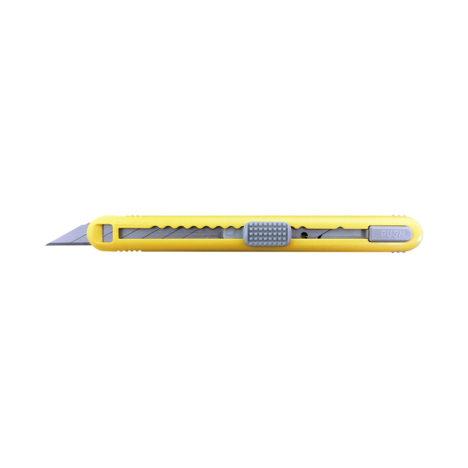 ABS Grip 30-Degree Multi-Blade Cartridge Utility Knife (A-553P),Yellow 5.5 In L