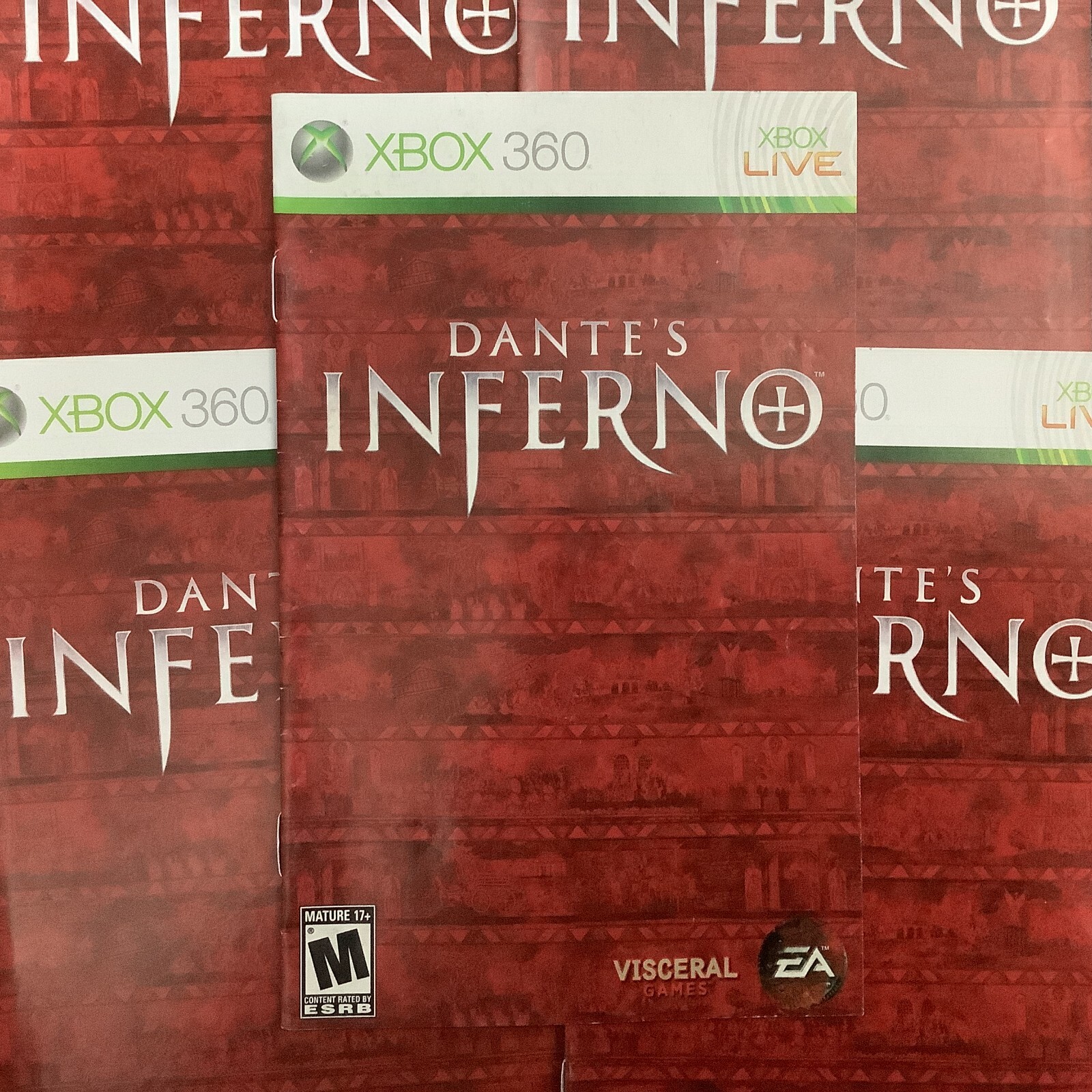 Dante's Inferno Microsoft Xbox 360 Instruction Manual Only