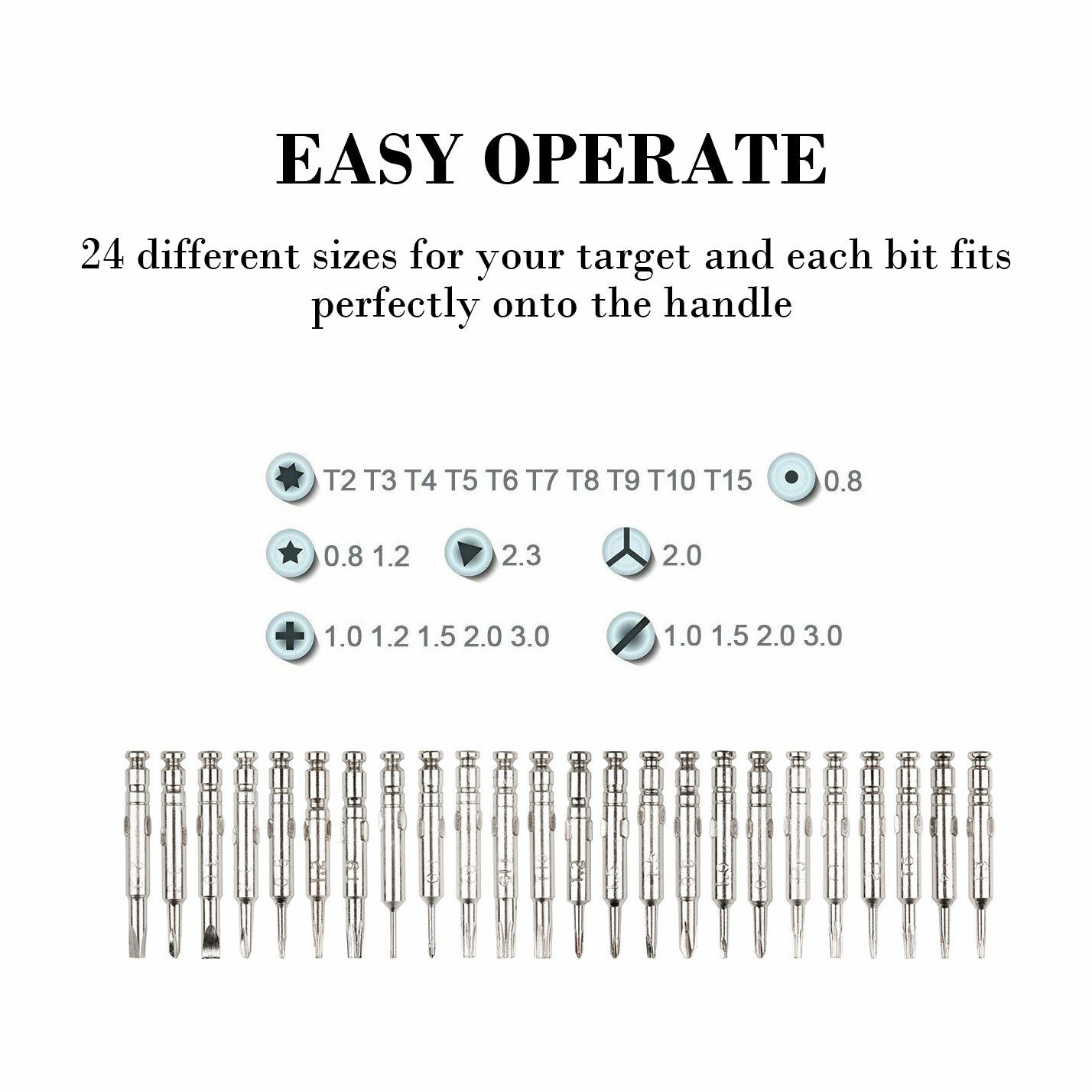 25 in 1 Magnetic Screwdriver Set Precision Repair Tool Kits for PC Watch Camera