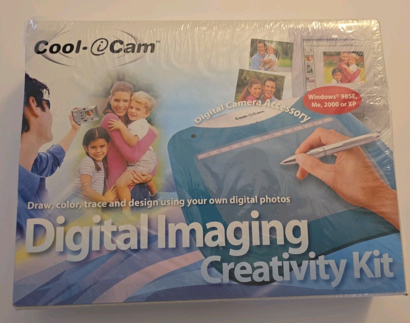 NEW SEALED 2001 COOL-ICAM CI-285 INTERACTIVE Digital IMAGING CREATIVITY PAD KIT