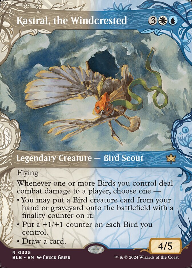 MTG Bloomburrow SHOWCASE R Kastral, the Windcrested #0335