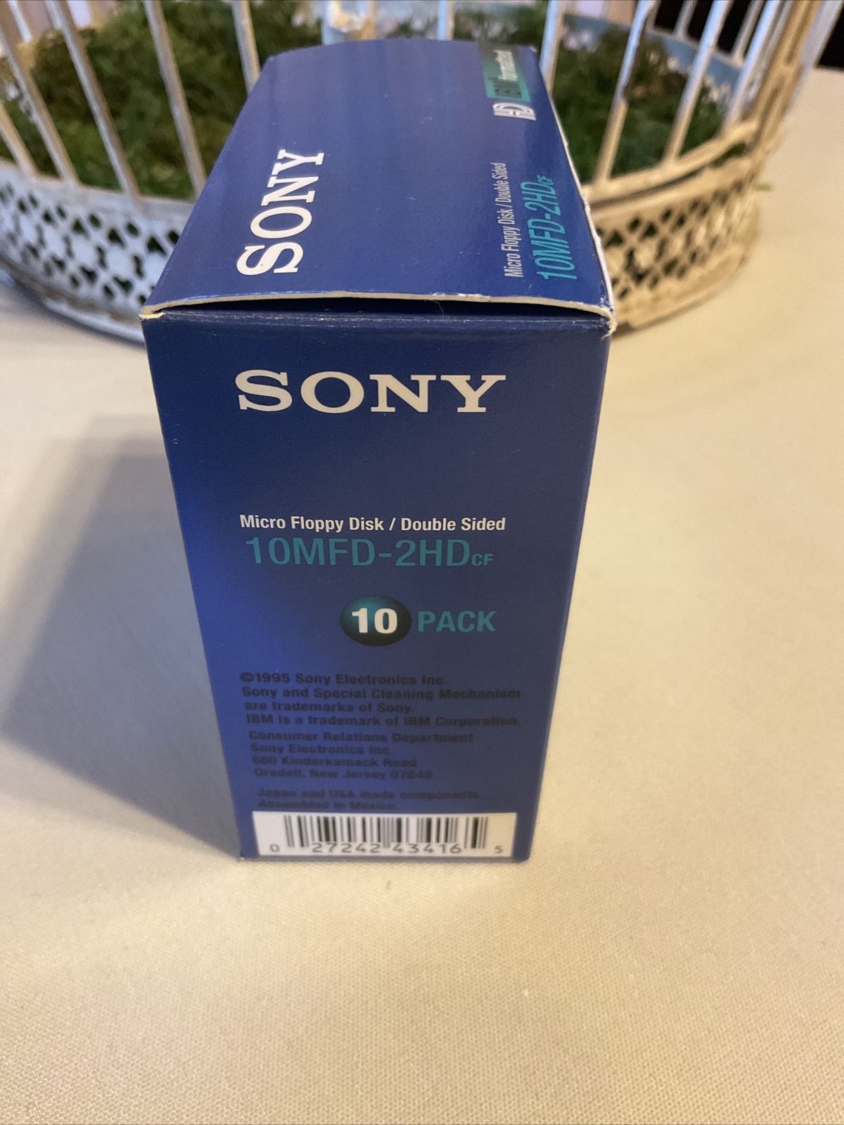 Sony HD IBM Formatted MFD 2 Micro Floppy Disk 2-Sided 9 Pack 2HD