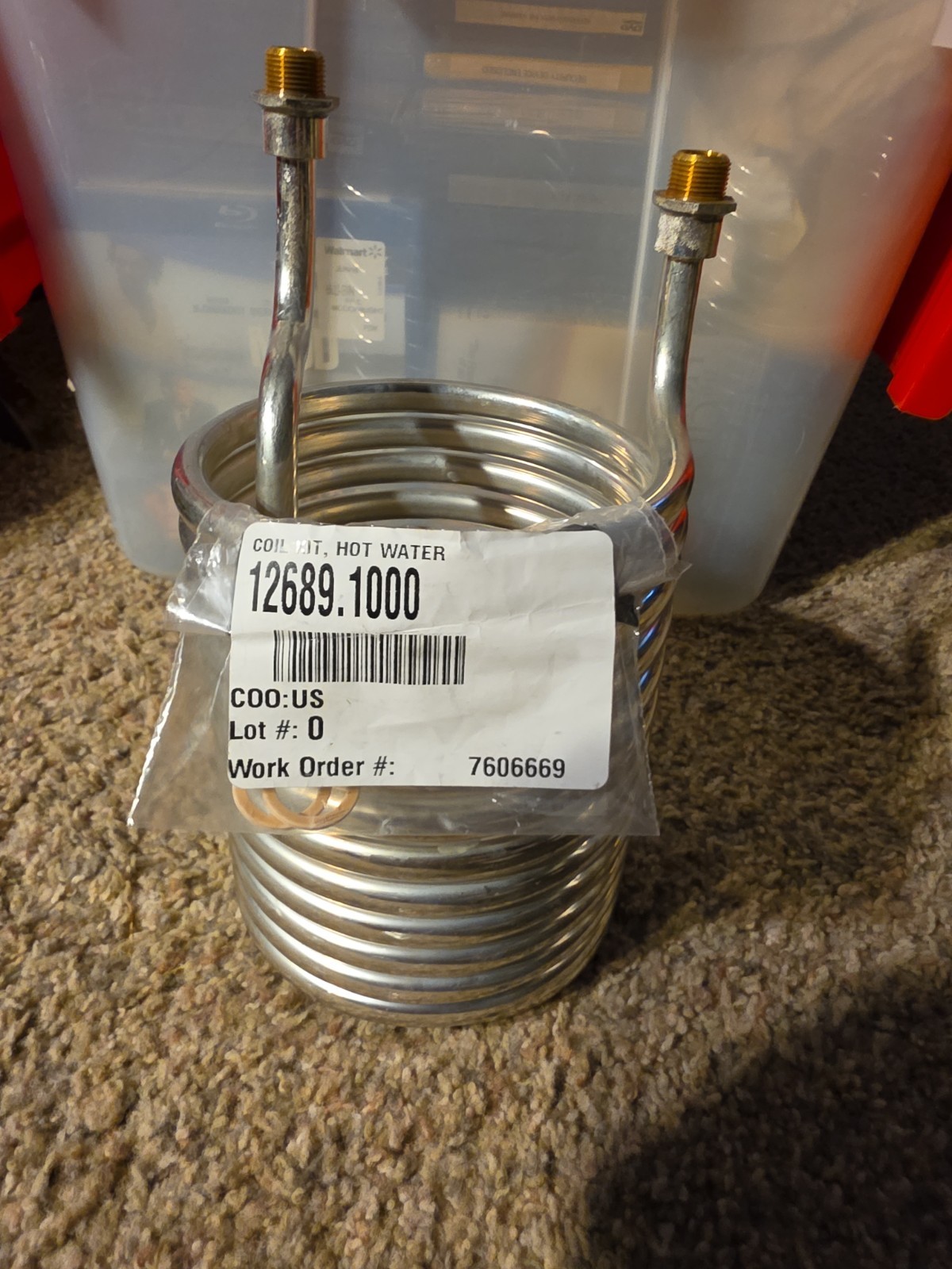 Bunn Hot Water Coil Kit 12689.1000 Genuine OEM BU12689.1000 Original