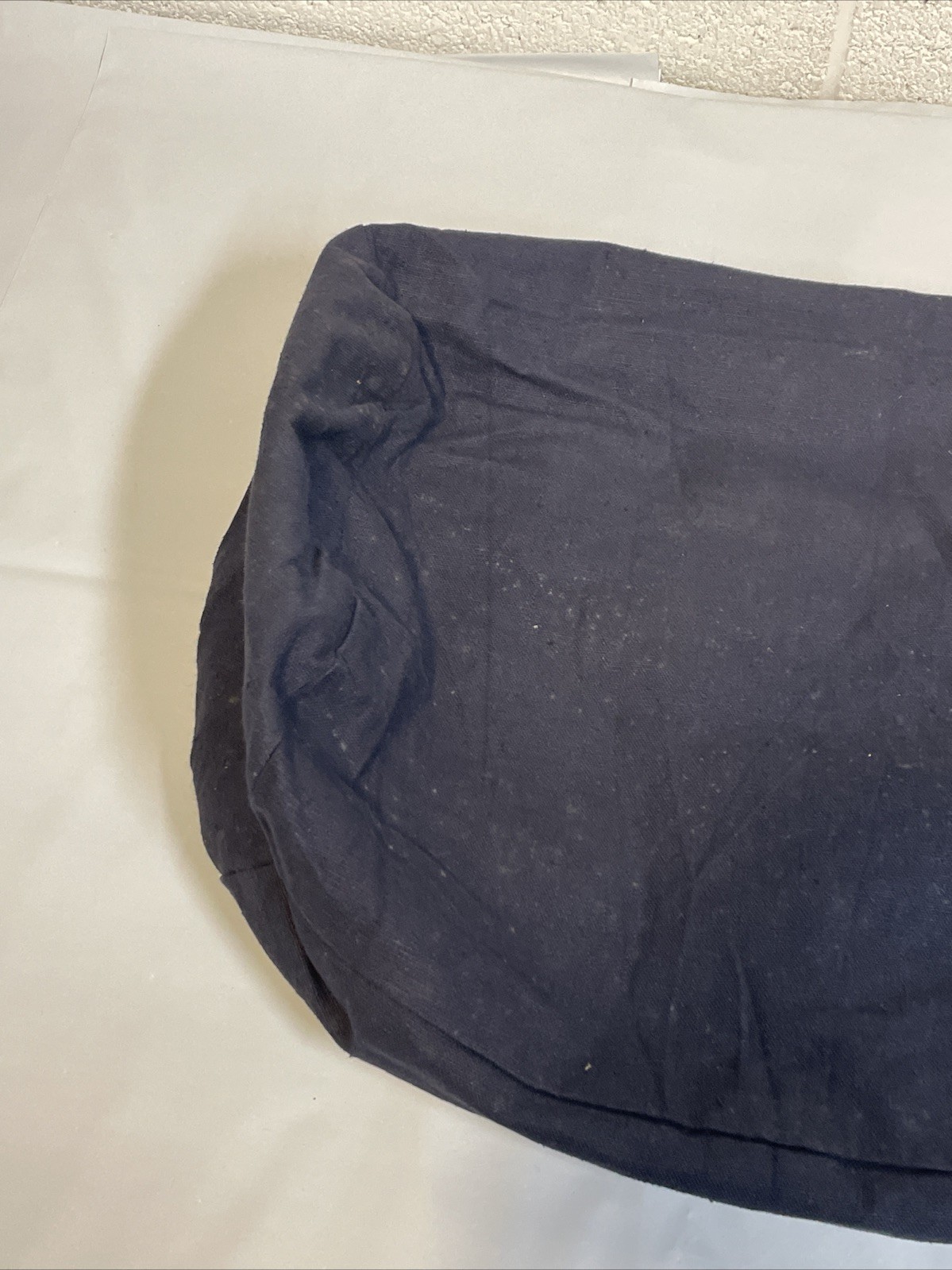 WW2 US Navy Blue Denim Barracks Laundry Drawstring Bag Sack USN 1940’s