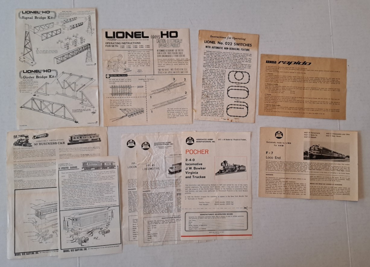 NMRA Railroad Association Official Guide Model Railroads 1978 & Certificate
