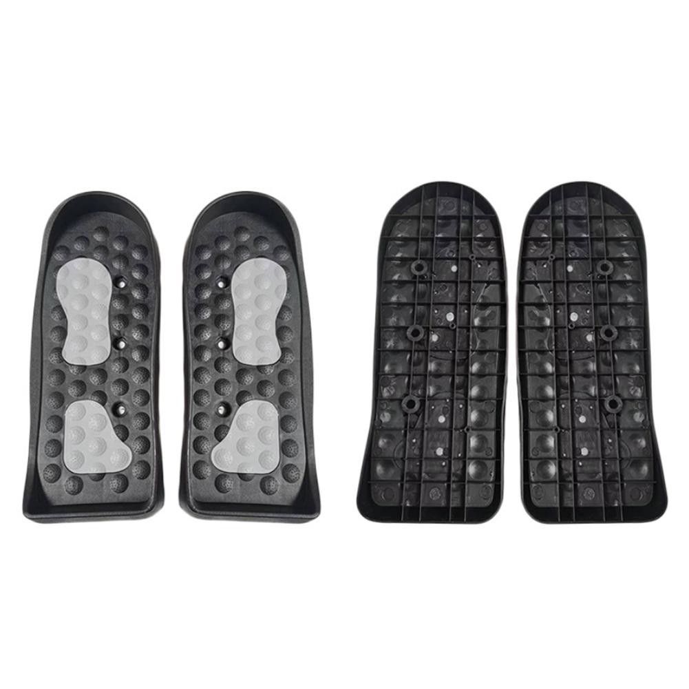 PP Plastic Elliptical Pedals Set for Home Gym 360x150mm 3 Hole 75mm Spacing