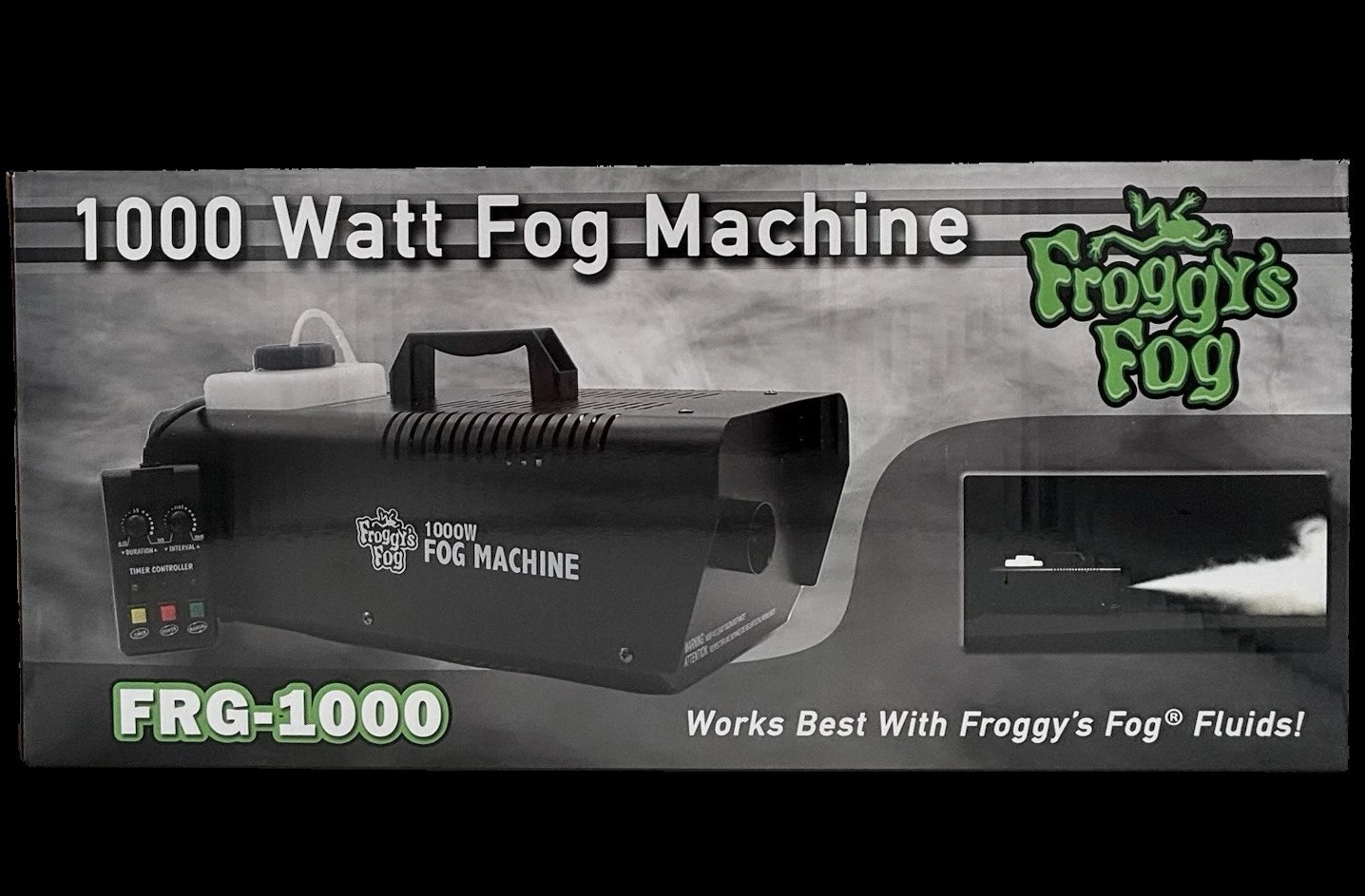 1000W Froggy's Fog Machine Halloween Party DJ Wedding Event Photography NEW