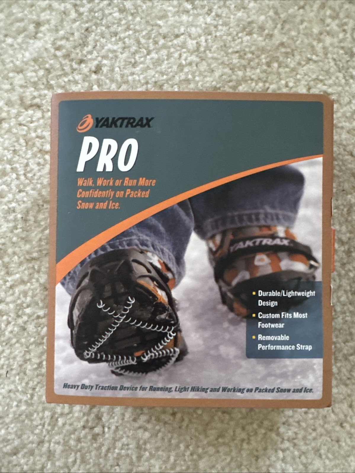 Yaktrax Pro Black Medium Ice Cleats