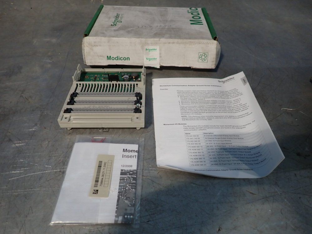 SCHNEIDER ELECTRIC I/O MODULE 170ADM37010
