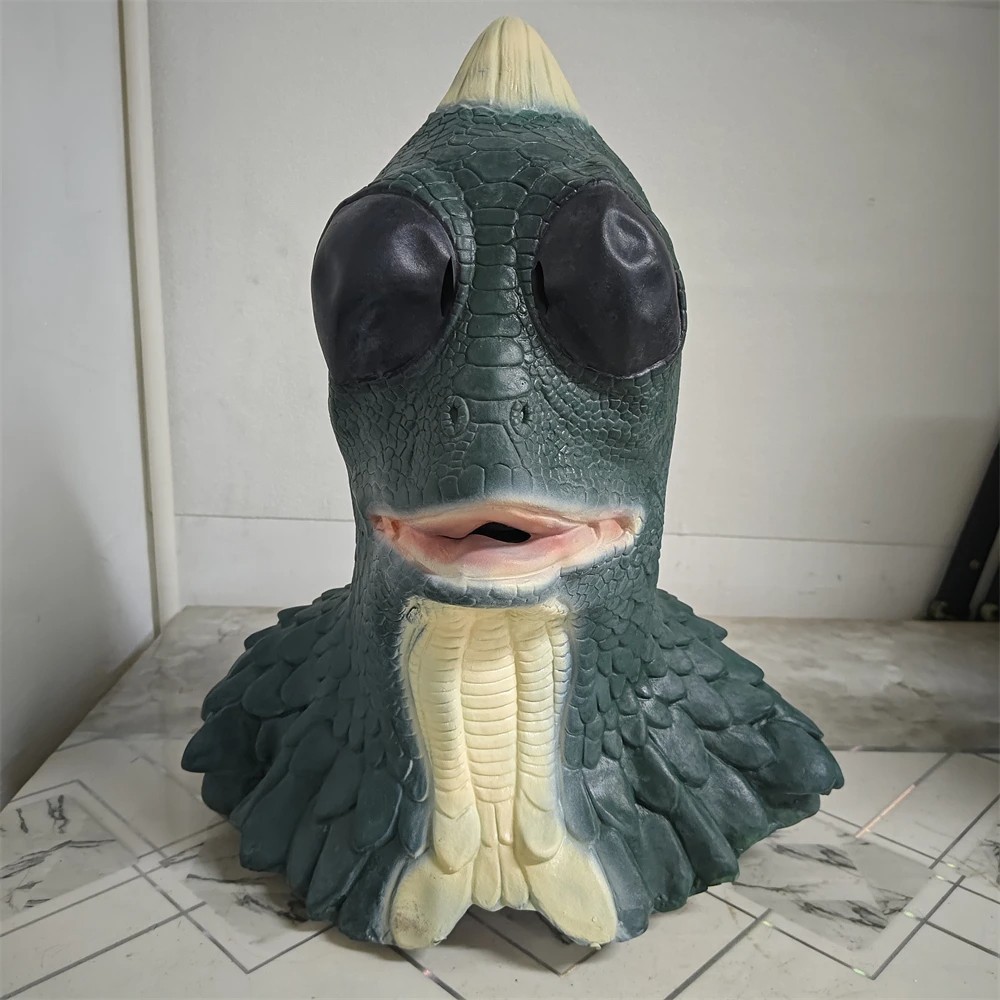 Land Of The Lost Lizard Man Mask Cosplay Scary Alien Monster Mask Halloween