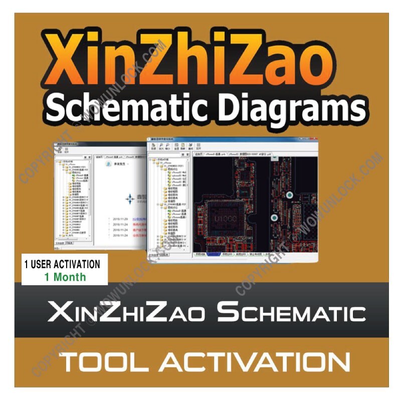 XinZhiZao Schematic Diagrams Tool Mobile Phone Computer - Single User (1 Month)