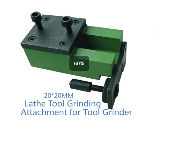 Turning Tool Grinding Attachment for Tool Grinder, Fits 20×20mm Lathe Bits