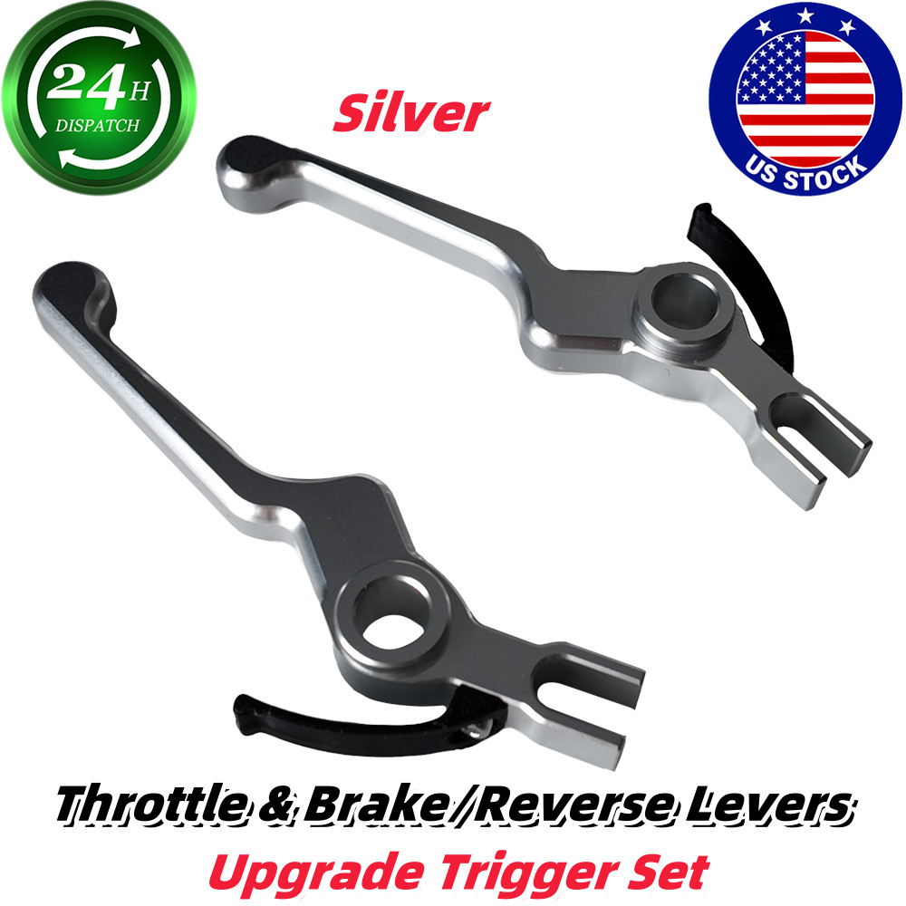 US For Seadoo IBR Throttle & Brake/Reverse Levers Upgrade Trigger Set Silver