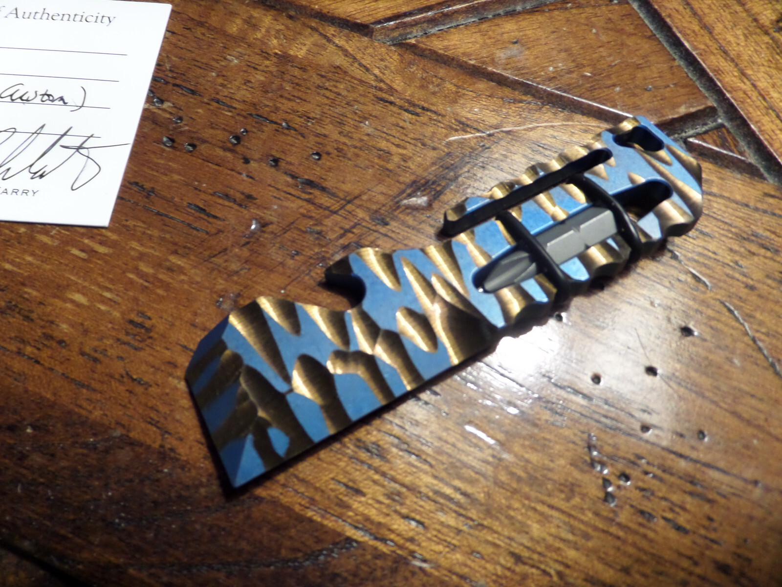 Kopis Designs STK RIFT Driver Multi-Tool Grade Titanium Pry Bar VEHEMENT KNIVES