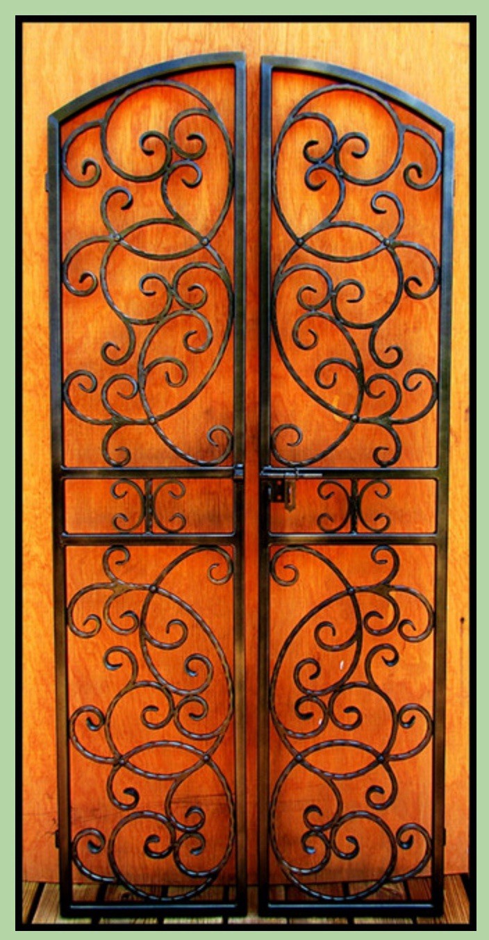 Iron Wine Cellar Double Door New Custom Made To Fit A 30 X 96 Inch Opening