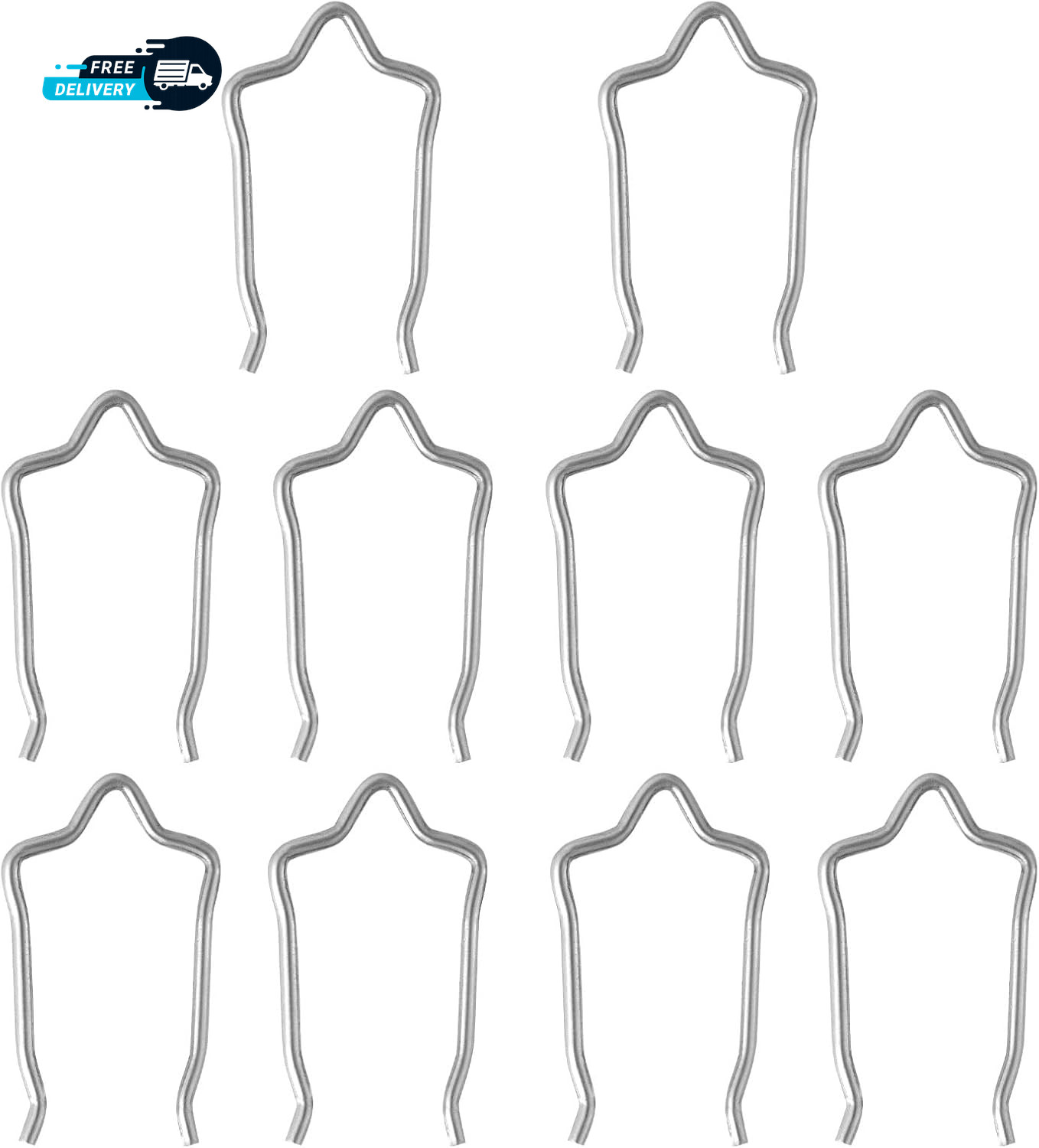 10Pcs Shower Retainer Clip, Stainless Steel Retainer Clip Compatible with Moen