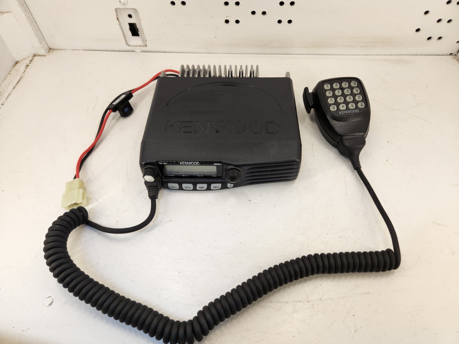 Kenwood TM-281A 144MHz VHF FM Mono Band Ham Radio Transceiver w/ Microphone
