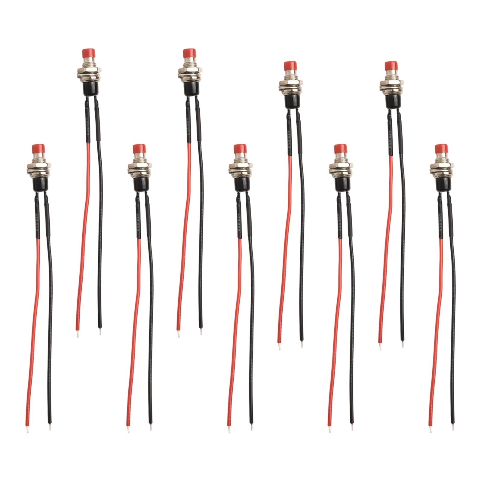 Innovative Design Miniature Push Buttons Ten Pack with Easy Installation