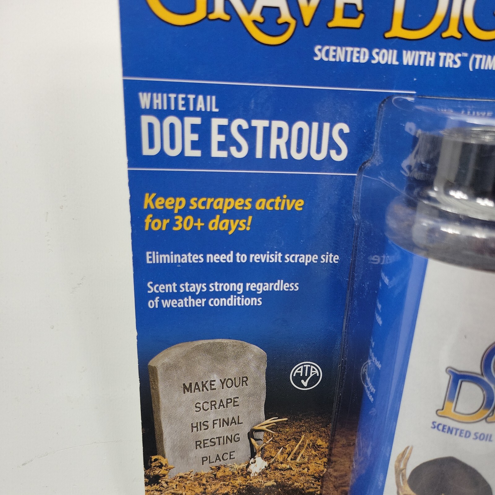 New Code Blue Grave Digger Doe Estrous 12 oz #A1367