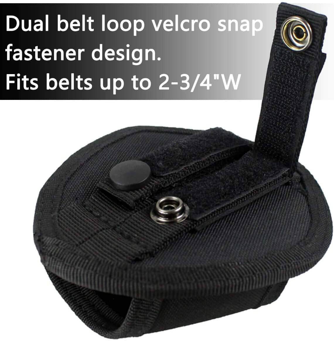 2Pack Tactical Open Top Handcuff Case - Quick Release Duty Belt Handcuff Holder